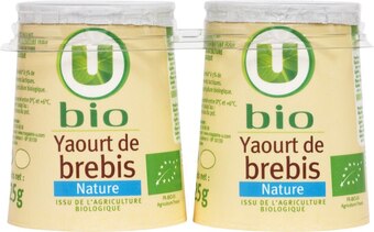 U Express Yaourt au lait de brebis u bio offre