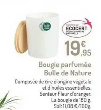 Bougie Parfumée Bulle De Nature