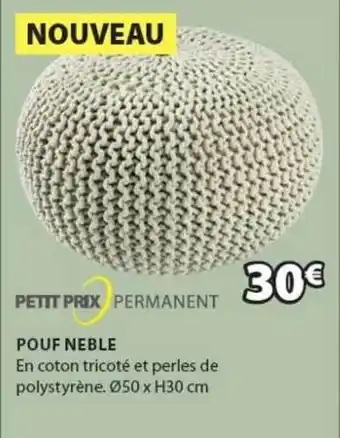 JYSK Pouf Neble offre