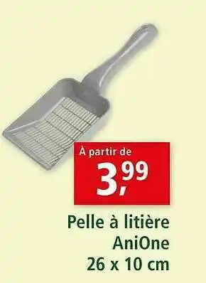 Maxi Zoo Pelle à Litière Anione 26 X 10 Cm offre