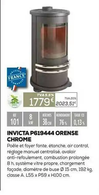 Invicta P619444 Orense Chrome