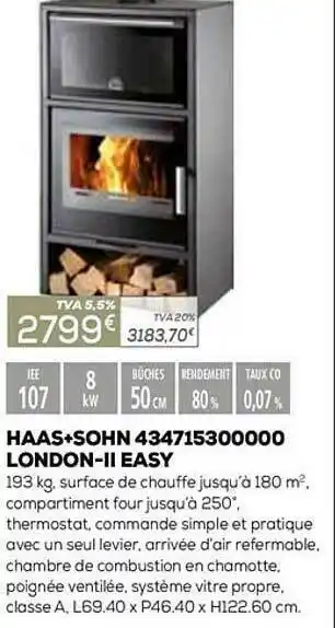 Copra Haas+sohn 434715300000 London-ii Easy offre