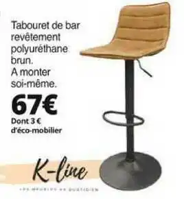 KREABEL Tabouret De Bar offre
