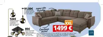 KREABEL Salon D'angle Xxl Va Ksofa offre
