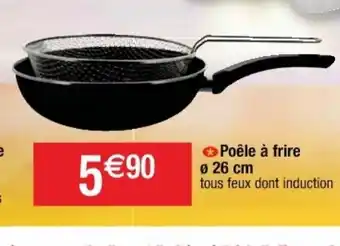 Cora x Carrefour Poêle à frire ø 26cm offre