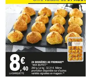 E.Leclerc 24 Gougères Au Fromage offre
