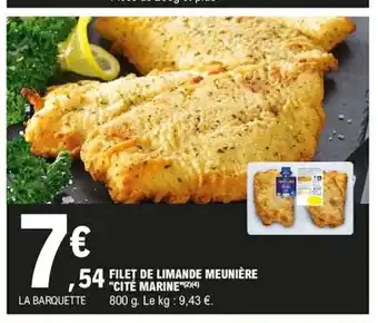 E.Leclerc Filet De Limande Meunière offre