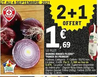 E.Leclerc Oignons Rouges Filiere offre