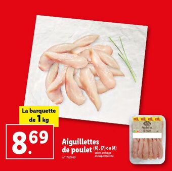 Lidl Aiguillettes de poulet offre