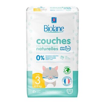 Carrefour Biolane couches naturelles offre