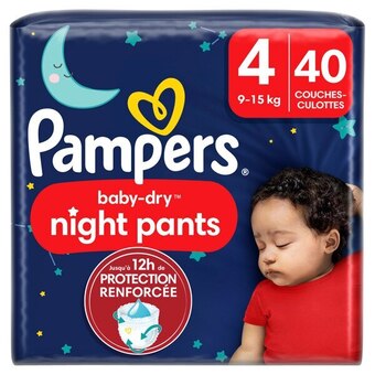 Carrefour Pampers culottes de nuit géant baby-dry offre