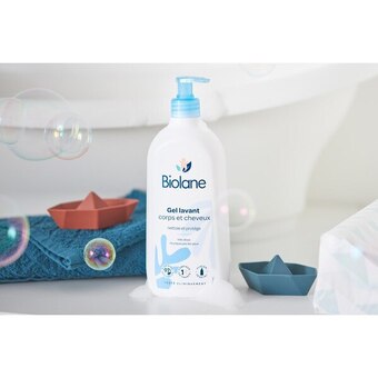Biolane gel lavant corps et cheveux