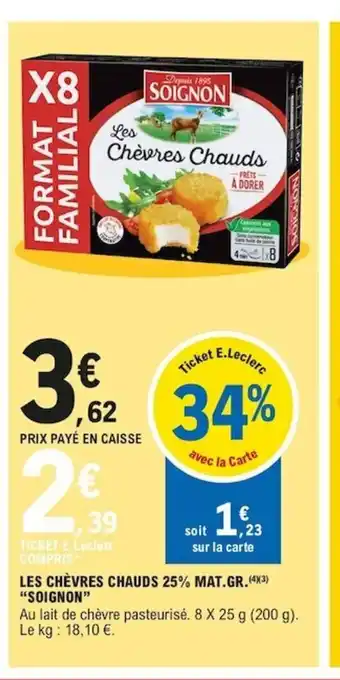 E.Leclerc Les Chevres Chauds offre