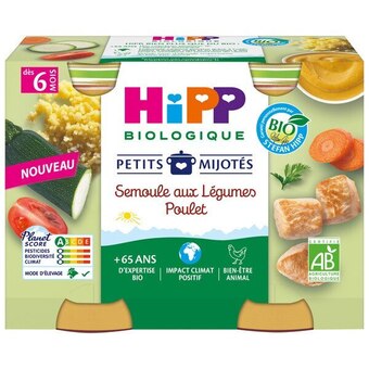Carrefour Hipp petits pots bébé bio offre
