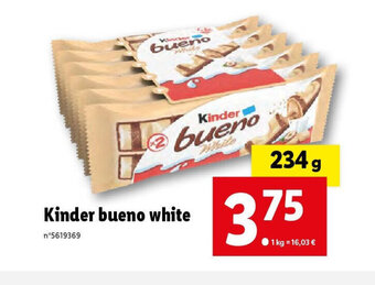 Kinder bueno white