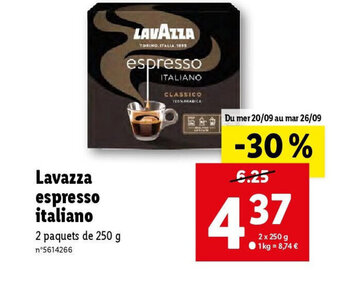 LAVAZZA espresso italiano