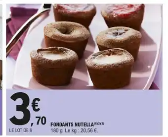 E.Leclerc Fondants Nutella offre