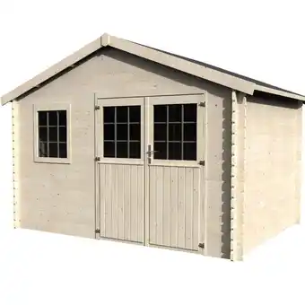 Gamm vert Abri de jardin bois valmont 12.93 m² ep.34 mm offre