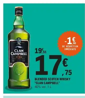 E.Leclerc Blended Scotch Whisky offre