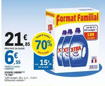 E.Leclerc Lessive Liquide offre