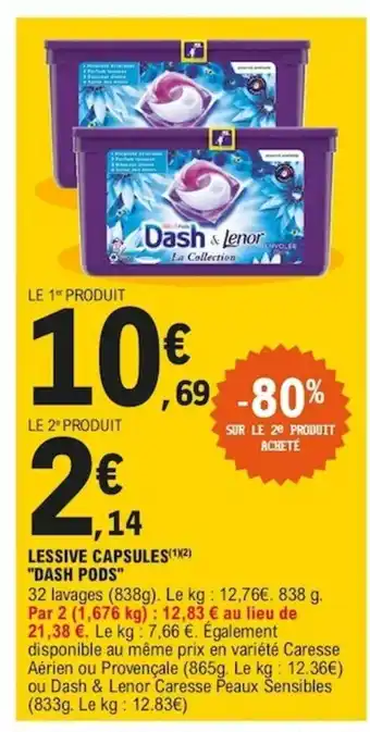 E.Leclerc Lessice Capsules offre