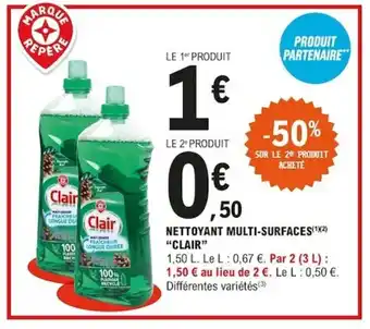 E.Leclerc Nettoyant Multi-Surfaces offre