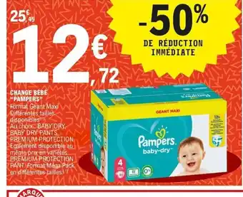 E.Leclerc Change Bèbè Pampers offre