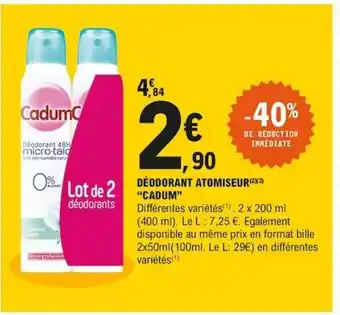 E.Leclerc Dèodorant Atomiseur offre