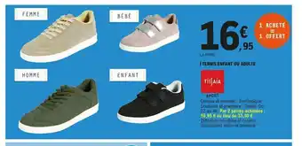 E.Leclerc Tennis Enfant Ou Adulte offre