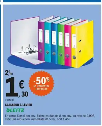 E.Leclerc Classeur A Levier offre