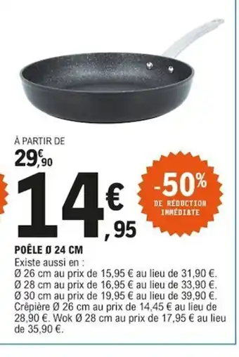 E.Leclerc Poèle 0 24 cm offre