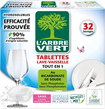 Hyper U Tablettes vaisselle machine tout-en-1 l'arbre vert offre