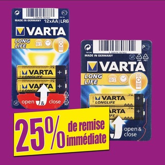 Norma 12 piles alcalines offre