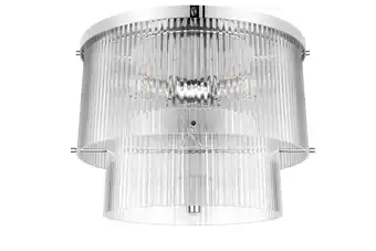 Castorama Plafonnier rhyolit e27 ip20 argent offre