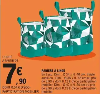 Panière à linge