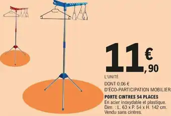 Porte cintres 54 Places