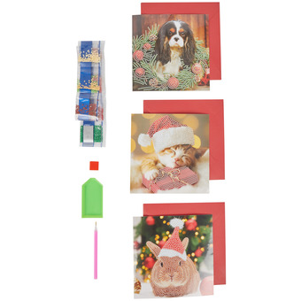 Action Cartes de vœux peinture diamant avec offre