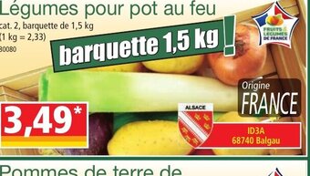 Norma Légumes pour pot au feu offre