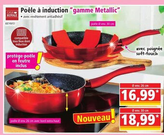 Norma Poêle à induction gamme Metallic offre