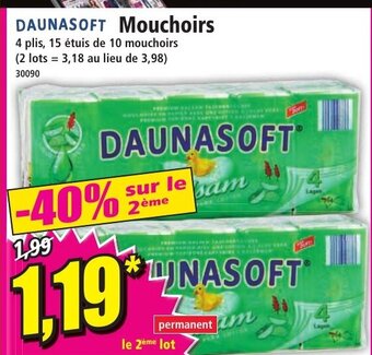 Norma DAUNASOFT Mouchoirs offre