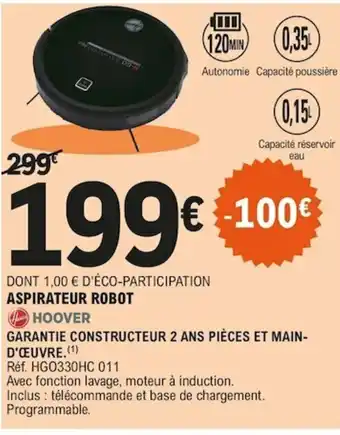 E.Leclerc Aspirateur Robot offre