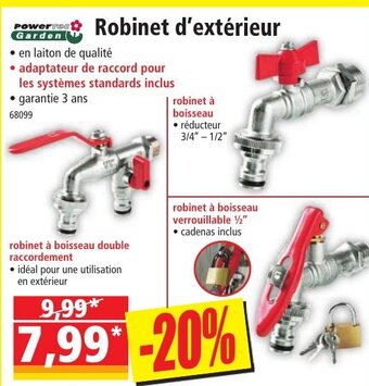 Norma Robinet d'extérieur offre