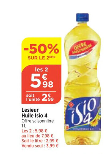 Lesieur Huile Isio 4