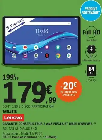 E.Leclerc Tablette offre