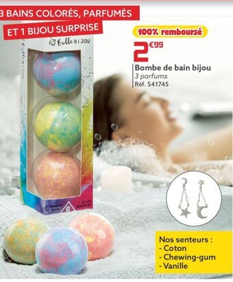Gifi Bombe de bain bijou 3 parfums Réf. 541745 offre