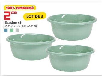 Gifi Bassine x3 offre