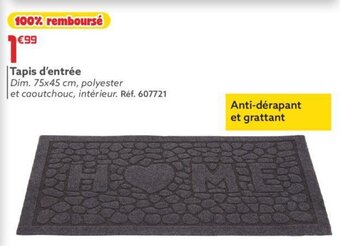Gifi Tapis d'entrée offre