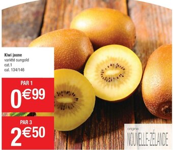 Cora x Carrefour Kiwi jaune offre