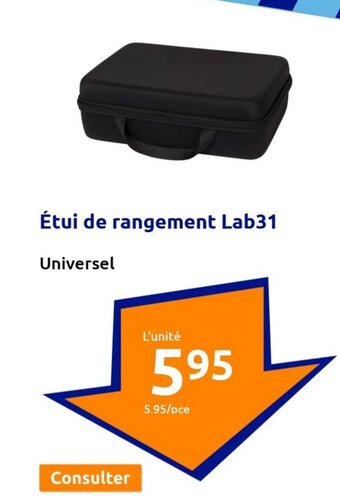 Action Étui de rangement Lab31 offre