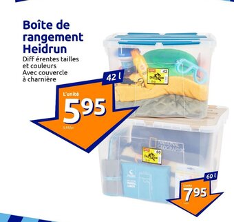 Action Boîte de rangement Heidrun offre